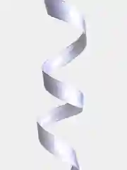 Белый лента репсовая с люрексом и атласной вставкой, 2,5 см x 2 метра