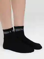 Черный женские носочки с надписями