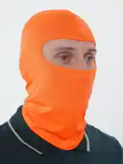 Оранжевый балаклава подшлемник - маска спортивная мужская женская