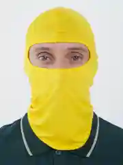 Желтый балаклава подшлемник - маска спортивная мужская женская