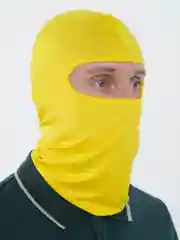 Желтый балаклава подшлемник - маска спортивная мужская женская