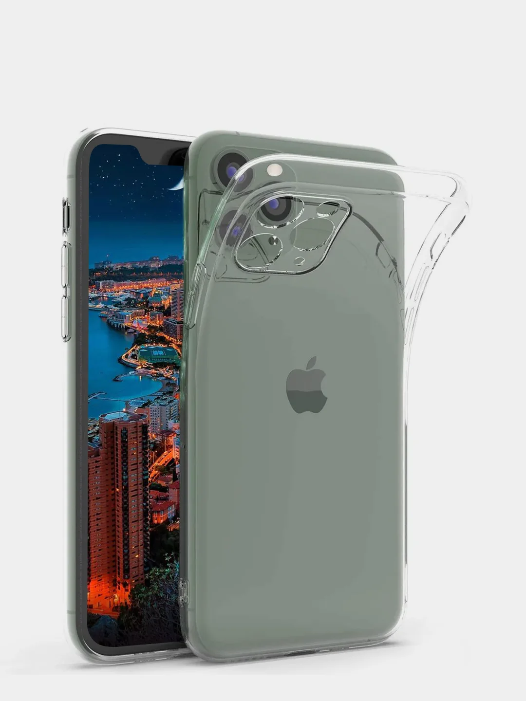 Чехол iPhone 13, 13 Pro, 13 Pro Max, 13 mini, 12, 12 Pro, 12 Pro Max, 12 mini прозрачный