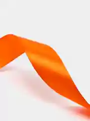 Оранжевый лента атласная 25мм, рулон 22м (25ярд)