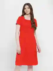 Красный женское платье