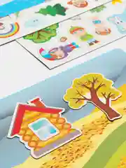 Алый развивающая магнитная игра, 3+