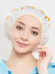 Желтый водонепроницаемая шапочка для душа