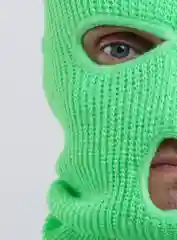Лайм балаклава вязанная, унисекс, 20 цветов