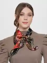 Алый французская косынка