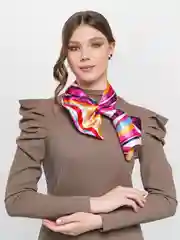 Конфетный французская косынка