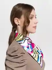 Аметистовый французская косынка