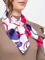 Бордовый французская косынка