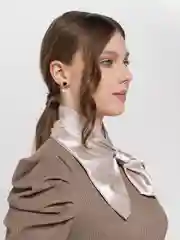 Бежевый французская косынка
