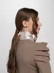 Бежевый французская косынка