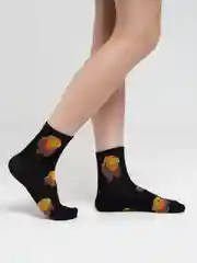 Черный носки женские с животными