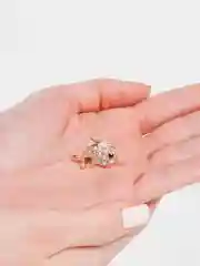 Брошь "Собака, Кошка, Божья коровка, Дельфин со стразами, брошь врача, Балерина, Мишки"