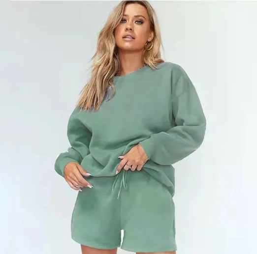 Костюм спортивный женский летний, oversize с шортами