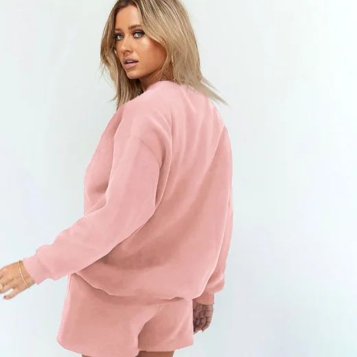 Костюм спортивный женский летний, oversize с шортами
