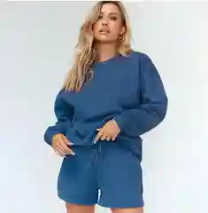 Костюм спортивный женский летний, oversize с шортами