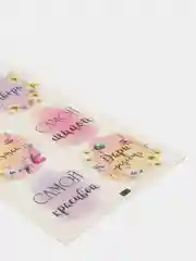 Наклейка для цветов и подарков