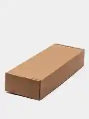 Коричневый коробка 280x50x100мм, 3 штуки, самосборная