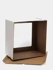 Коробка для торта с окном и без окна, 30*30*19 см