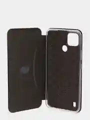 Черный чехол-книжка для Realme C21 / C21Y
