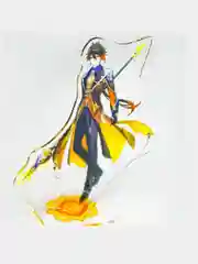 Алый фигурки Genshin Impact, Геншин, акриловая, 2D