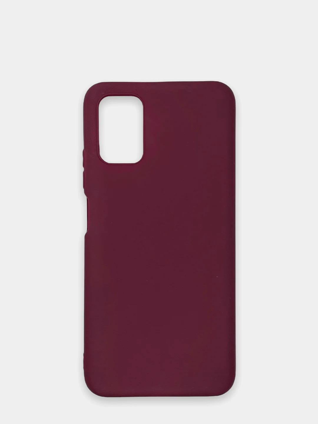 Багровый чехол для Xiaomi Redmi POCO M3 / Redmi 9T силиконовый, матовый, цветной