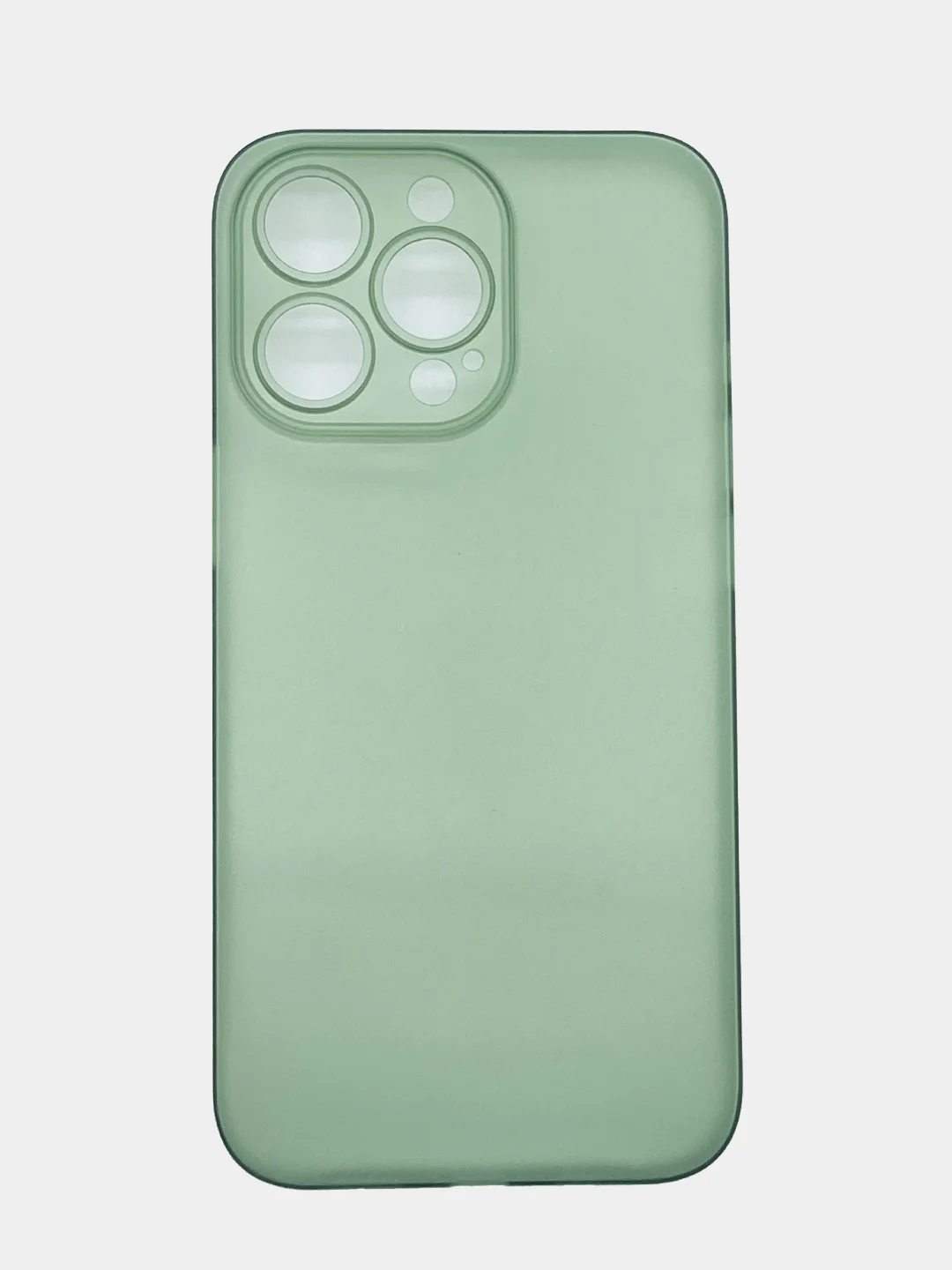 Зеленый ультратонкий чехол для iPhone 7/8/ SE.7+/8+.X.XR.11. 12.12Pro.12mini 13.13Pro, 14 тонкий