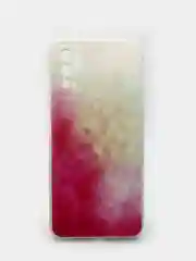 Желтый чехол силиконовый с акварельным принтом и защитой камеры для Xiaomi Poco M3 Pro (редми)