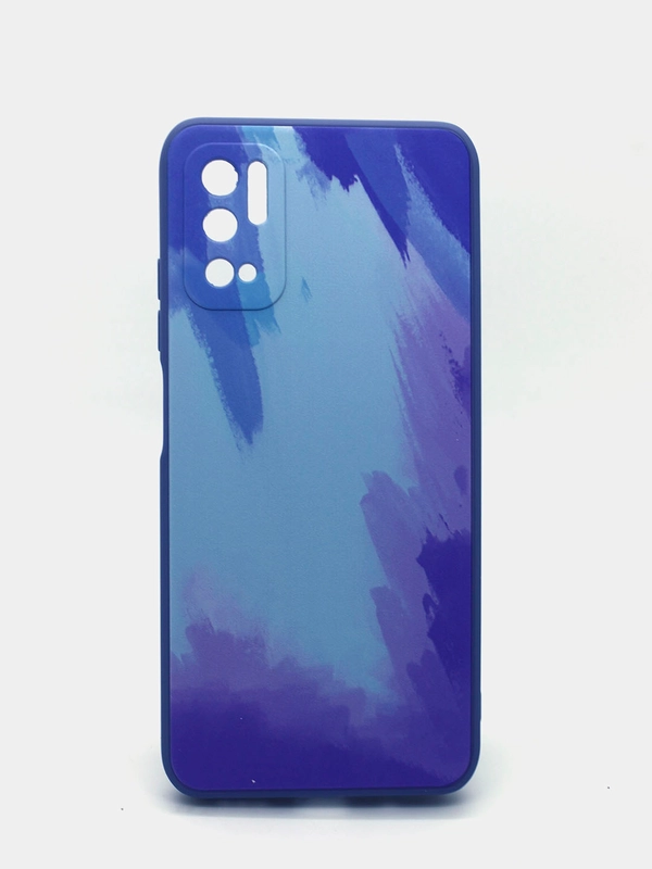 Чехол силиконовый с акварельным принтом и защитой камеры для Xiaomi Poco M3 Pro (редми)