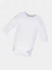 Боди ясельное с длинным рукавом для новорожденных, белый, однотонный