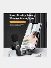 Микрофон петличный беспроводной, петличка для iPhone и Android, USB Type-C