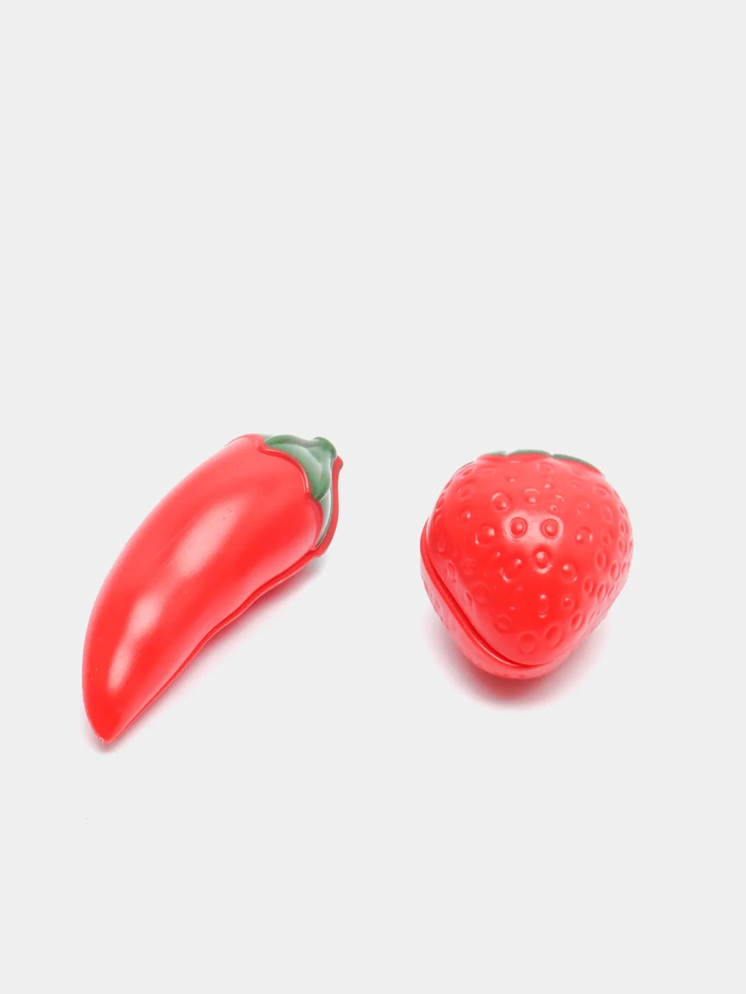 Голубой игровой набор "Режем продукты", на липучке