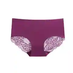 Бордовый женские трусы слипы кружевные