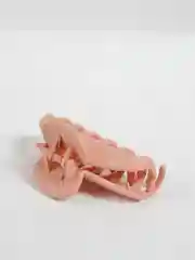 Коралловый меланж заколка краб для волос
