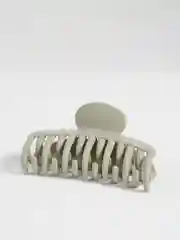 Серый меланж заколка краб для волос