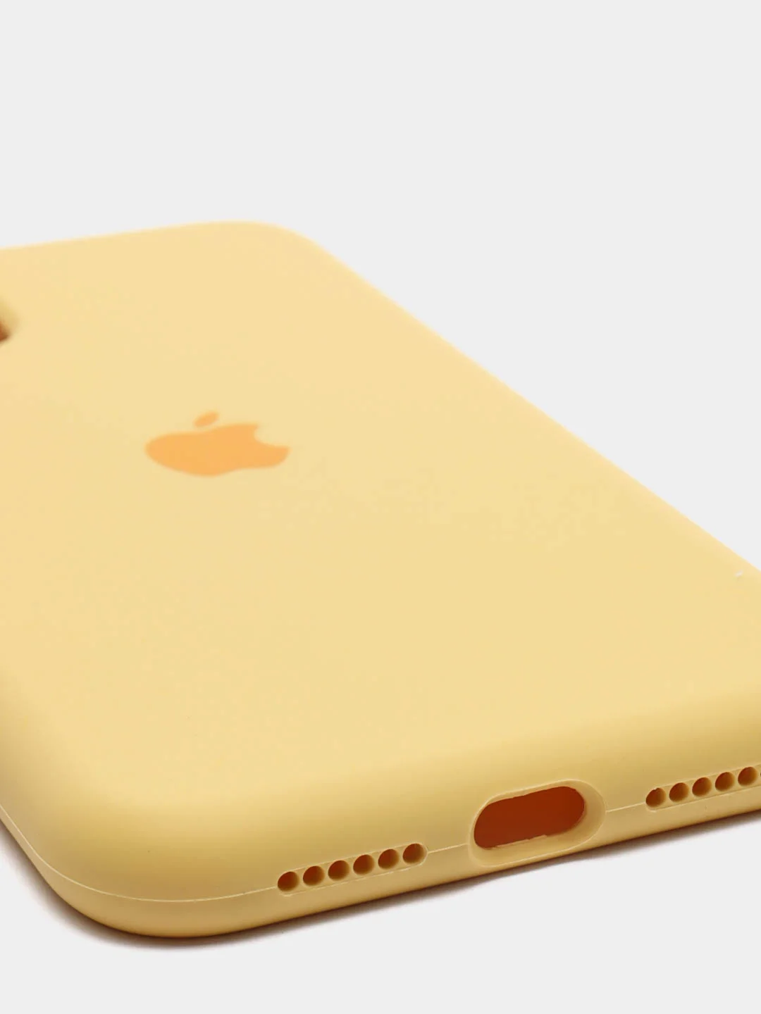 Терракотовый чехол Silicone Case для iPhone 11 с закрытым низом