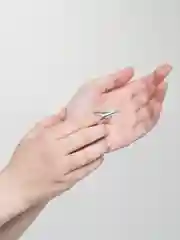 Серебряный кольцо "Коготь"