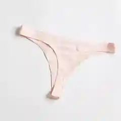 Розовый женские бесшовные трусы стринги