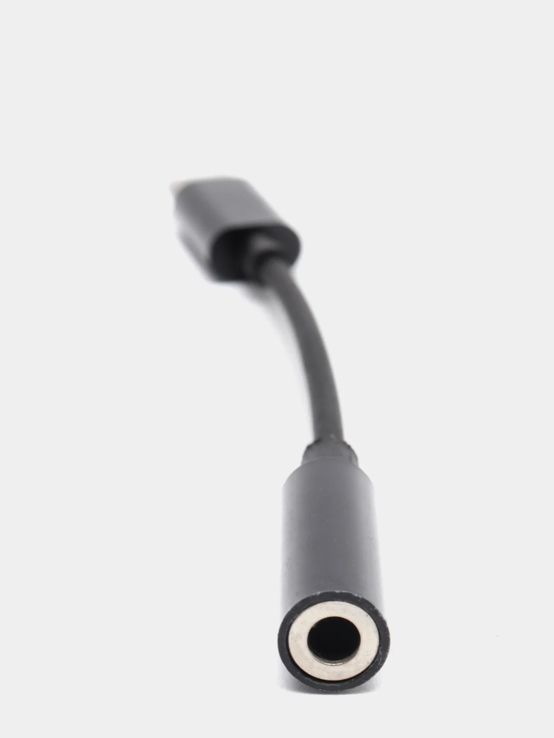 Черный aux адаптер переходник для наушников USB Type C аудио-разъём jack 3.5
