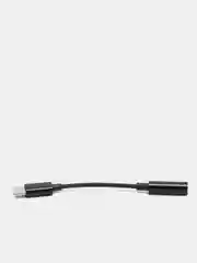 Черный aux адаптер переходник для наушников USB Type C аудио-разъём jack 3.5