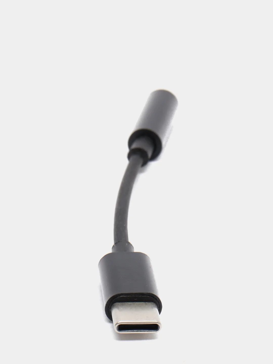 Черный aux адаптер переходник для наушников USB Type C аудио-разъём jack 3.5