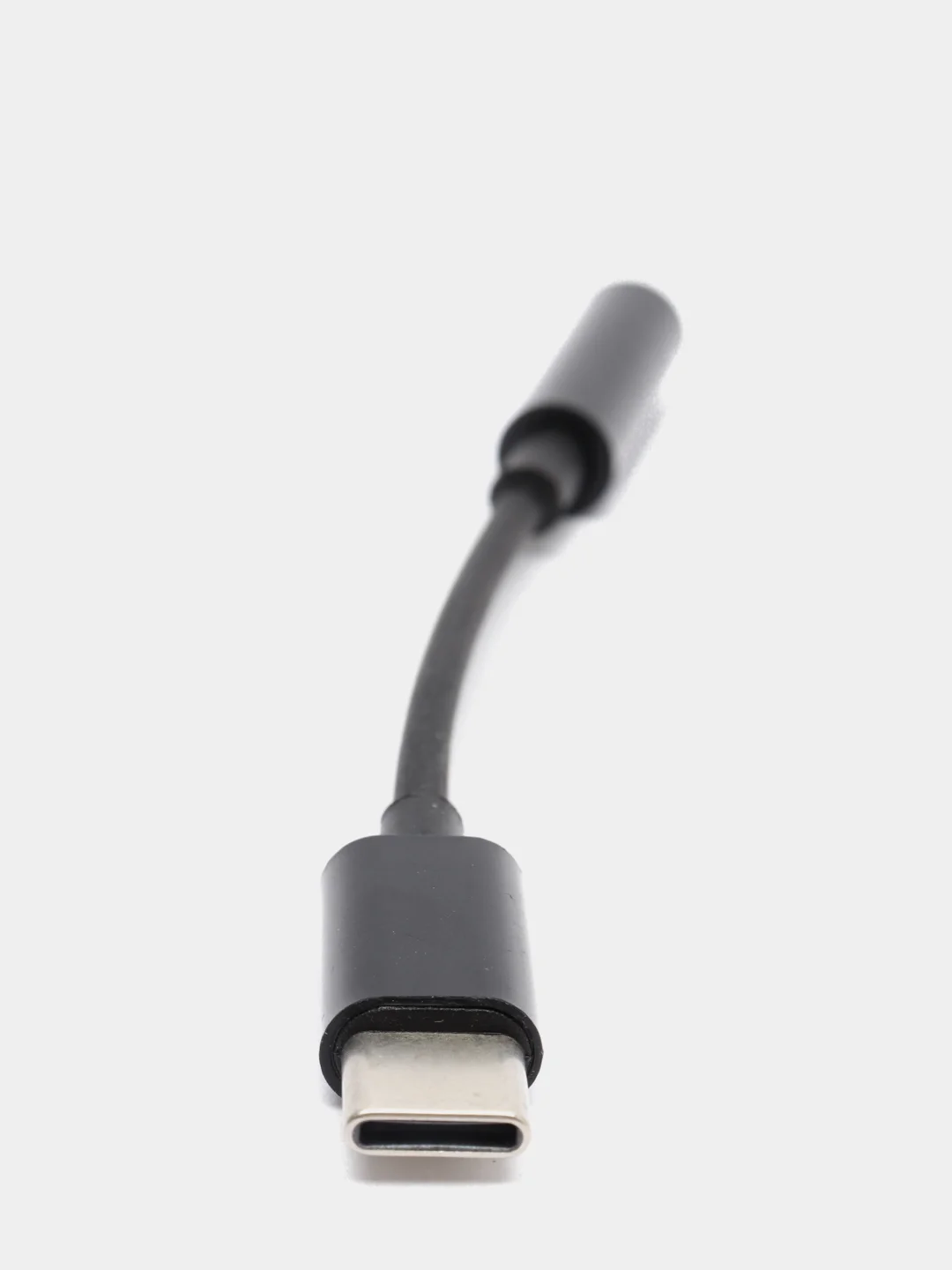 Черный aux адаптер переходник для наушников USB Type C аудио-разъём jack 3.5