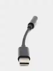 Черный aux адаптер переходник для наушников USB Type C аудио-разъём jack 3.5