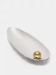 Серебряный подставка для благовоний из латуни в форме Лепестка