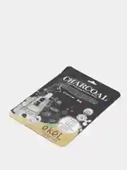 Маски тканевые EKEL Ultra Hydrating Mask Charcoal для лица, увлажняющие, с древесным углём