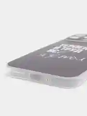 Тёмно-коричневый силиконовый чехол на Apple iPhone 13 Pro Max / Айфон 13 Pro Max прозрачный, с рисунком