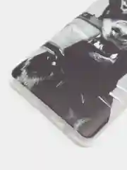 Серый силиконовый чехол на Xiaomi Poco X3/X3 Pro / Сяоми Poco X3/Х3 Про прозрачный, с рисунком