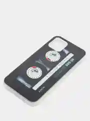 Хром силиконовый чехол на Apple iPhone 12/12 Pro / Айфон 12/12 Pro прозрачный, с рисунком
